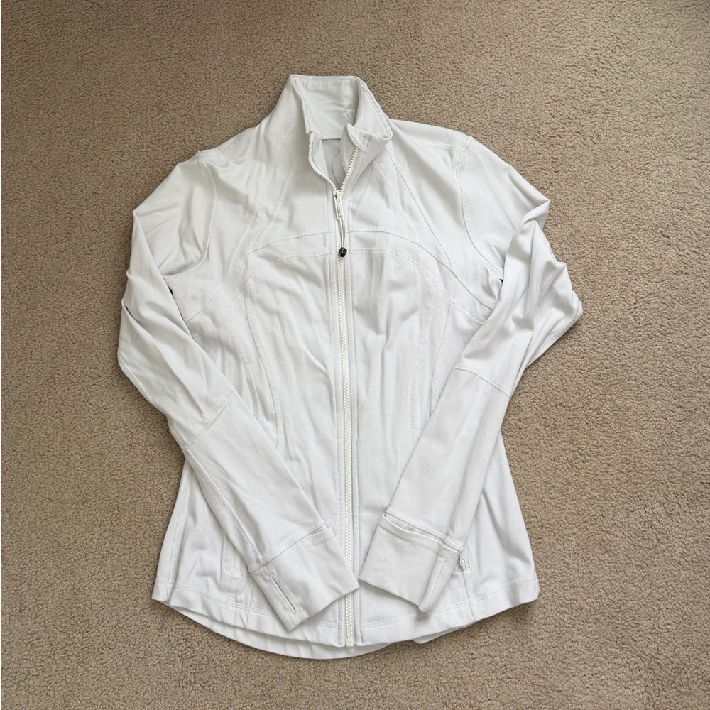 Lululemon Athletica Women's White Zip-up